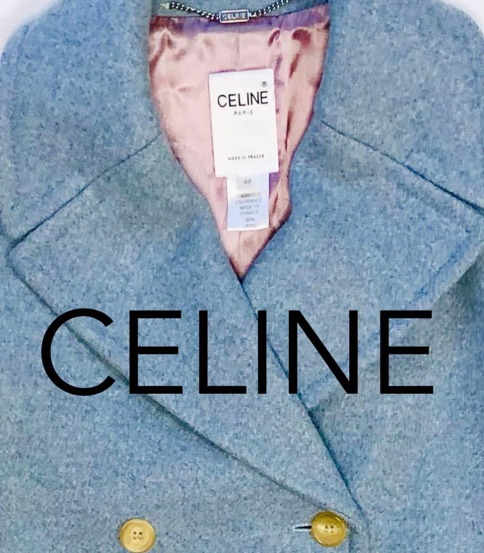 CELINE★セリーヌ★ピーコート ロング★ウール カシミヤ混