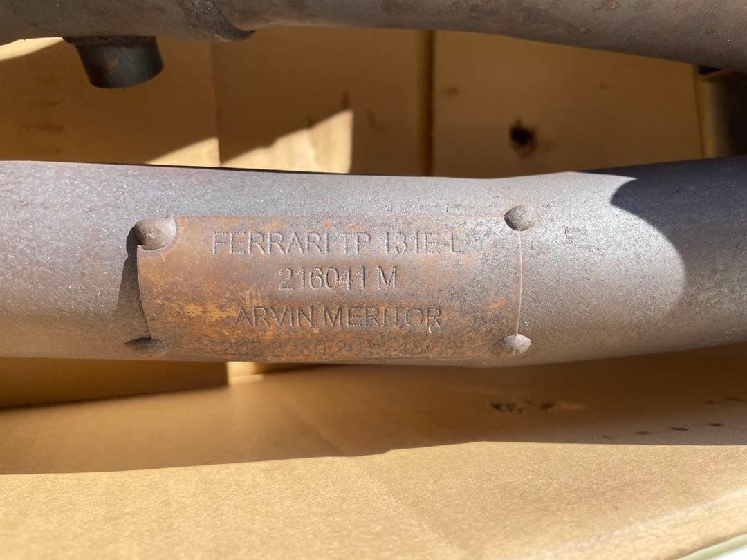 フェラーリ 430 マフラー　純正　216041 216040 214176