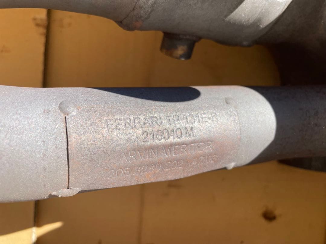 フェラーリ 430 マフラー　純正　216041 216040 214176