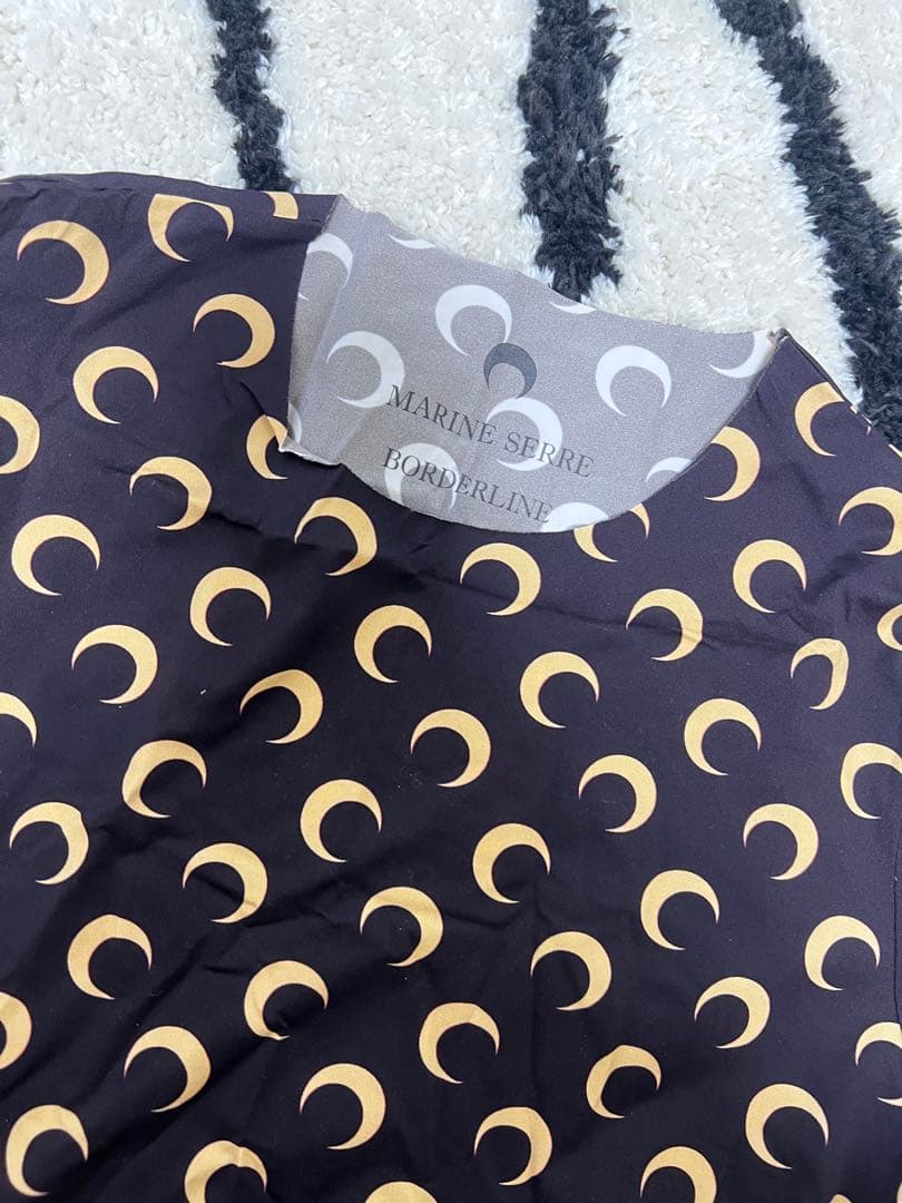 MARINE SERRE 月模様 長袖トップス S 収納ポーチ付き