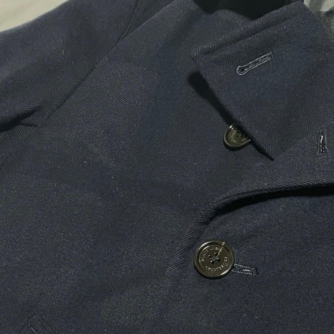 良品 BLACK LABEL CRESTBRIDGE ピーコート チェック