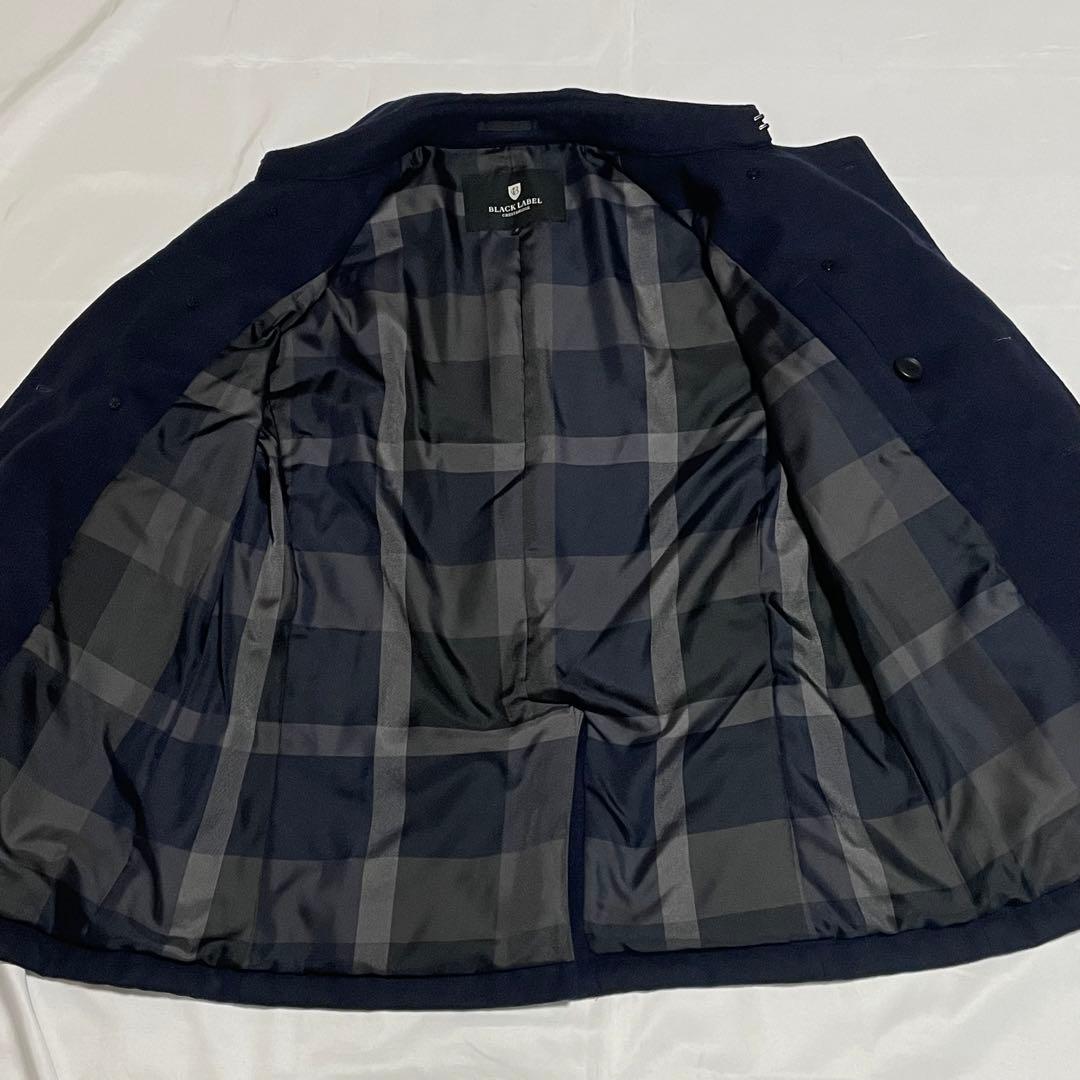 良品 BLACK LABEL CRESTBRIDGE ピーコート チェック