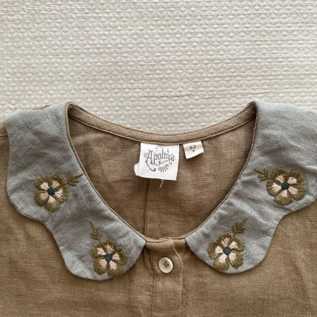 Apolinaアポリナ MILA ROMPER - BRACKEN　5-7Y