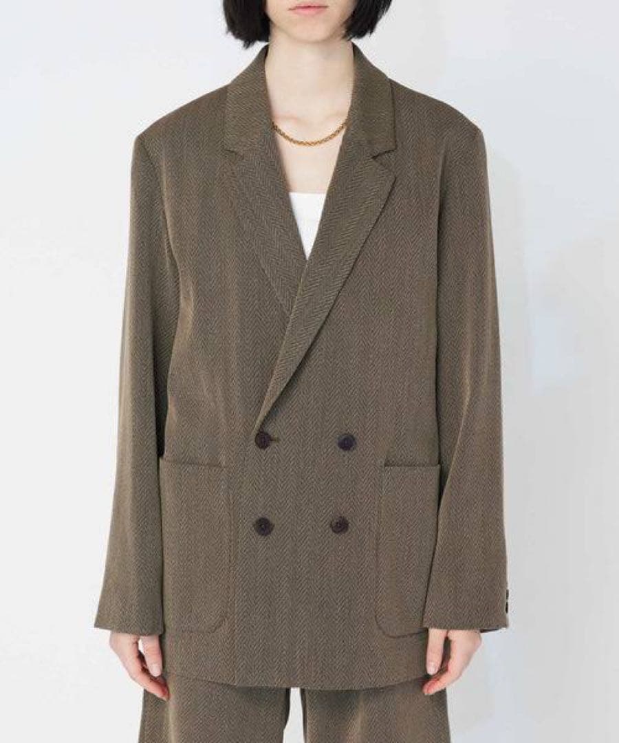 未使用 seya. siwa tailored w jacket si