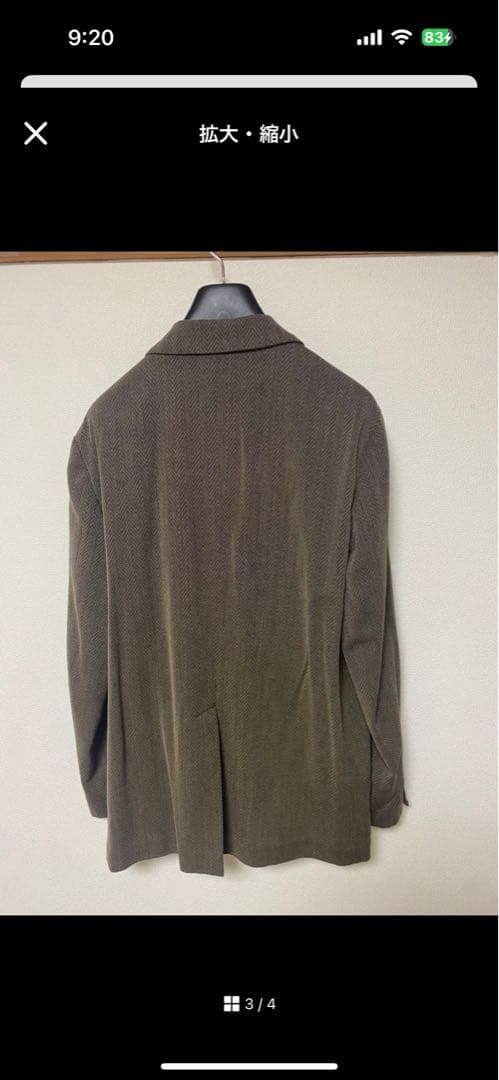 未使用 seya. siwa tailored w jacket si