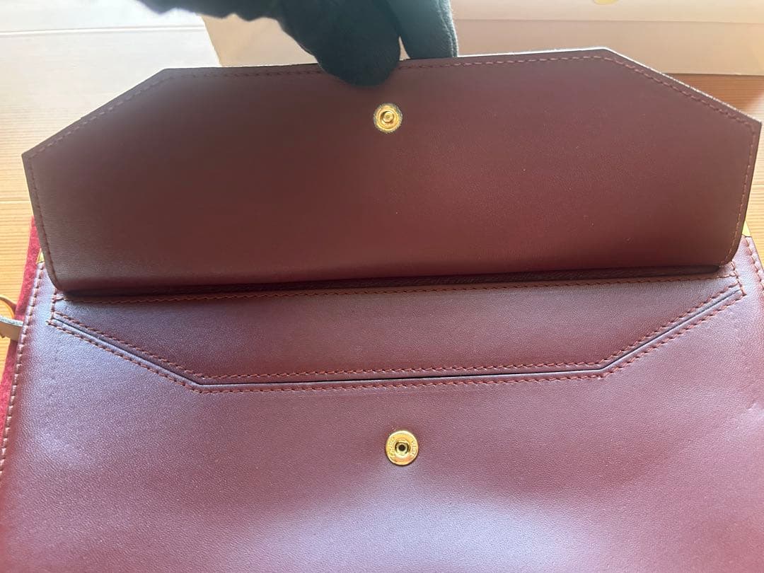 ★Cartier★オールドカルティエ☆マストライン☆レザーセカンドバッグ　未使用