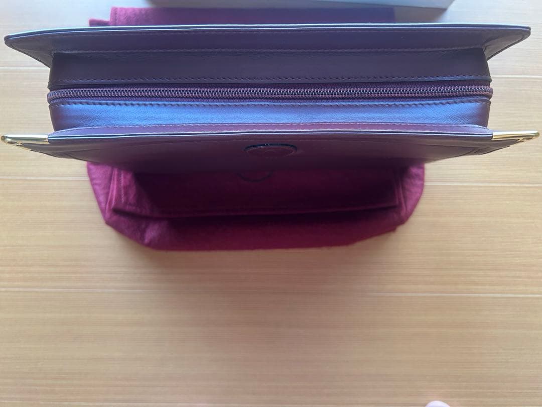 ★Cartier★オールドカルティエ☆マストライン☆レザーセカンドバッグ　未使用