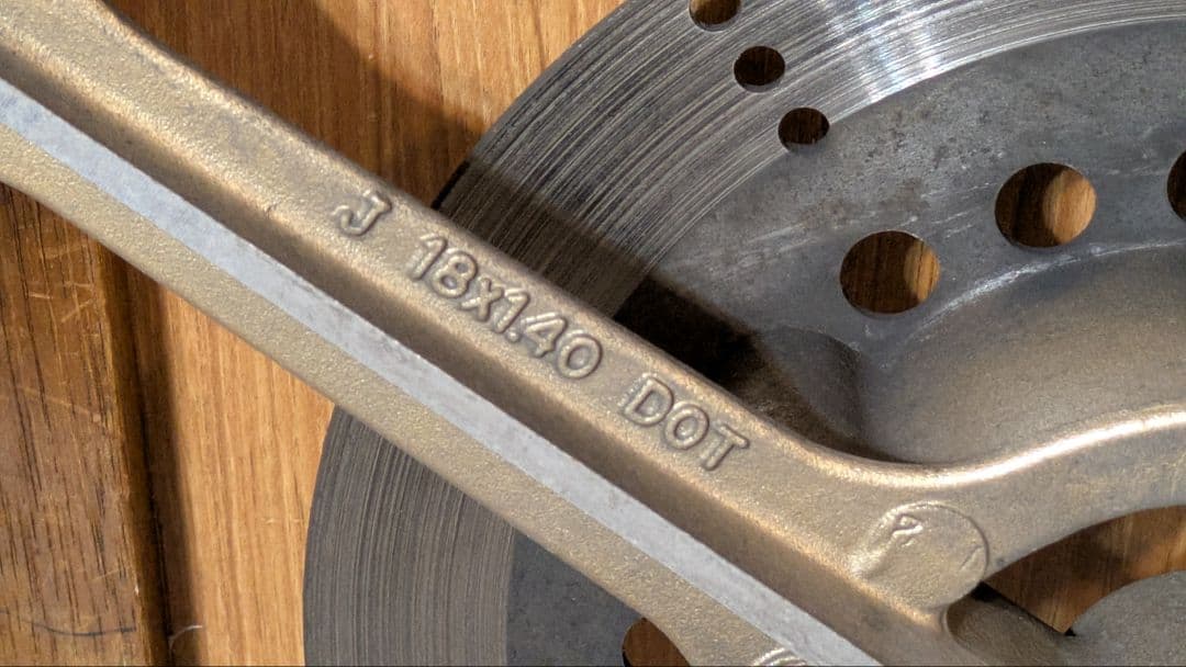 K*Z様 レアアイテム カワサキ純正AR125用前後ホイールセット(中古品)