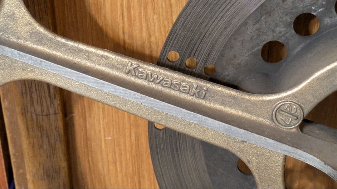 K*Z様 レアアイテム カワサキ純正AR125用前後ホイールセット(中古品)