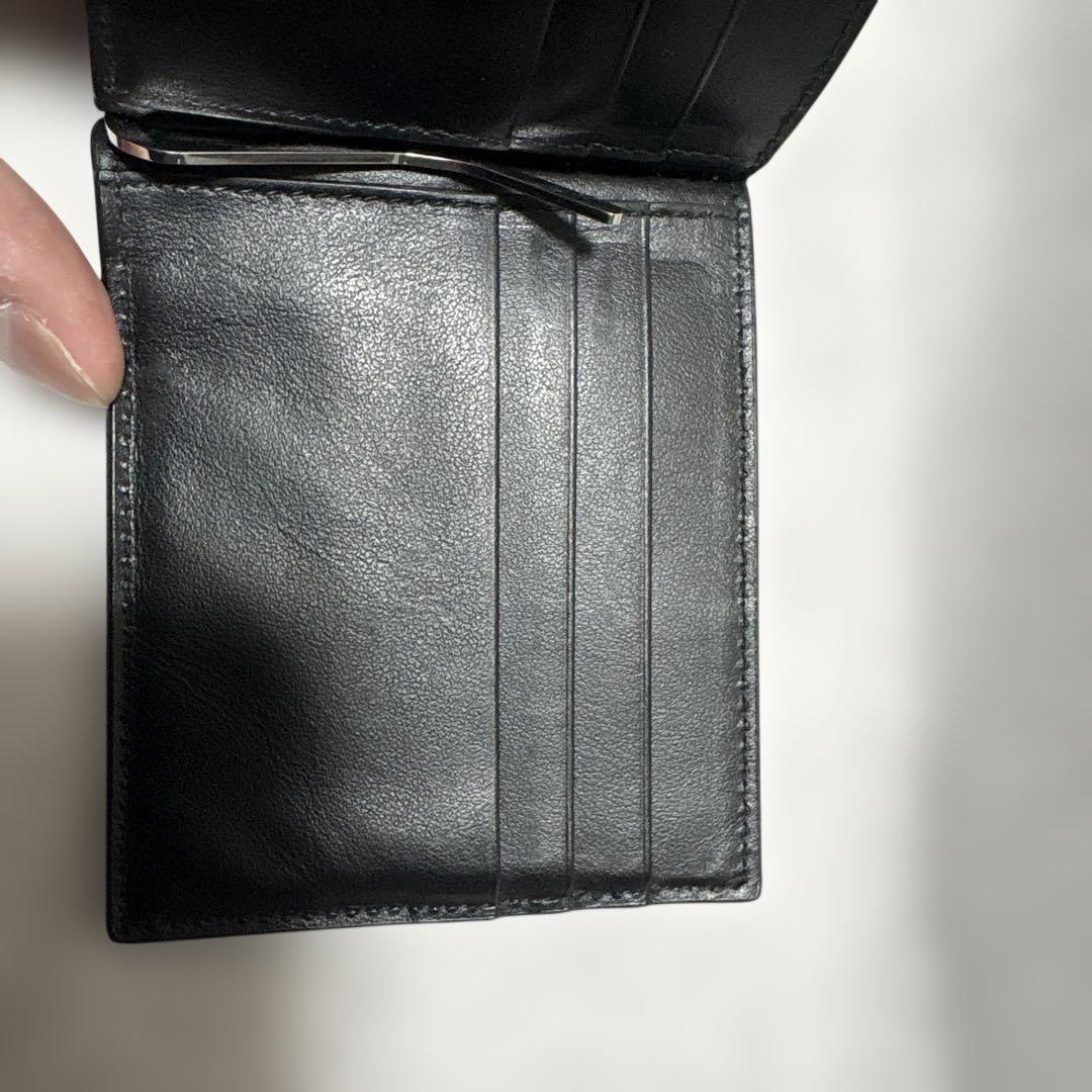 ボッテガ・ヴェネタ キルティングマネークリップ ブラック