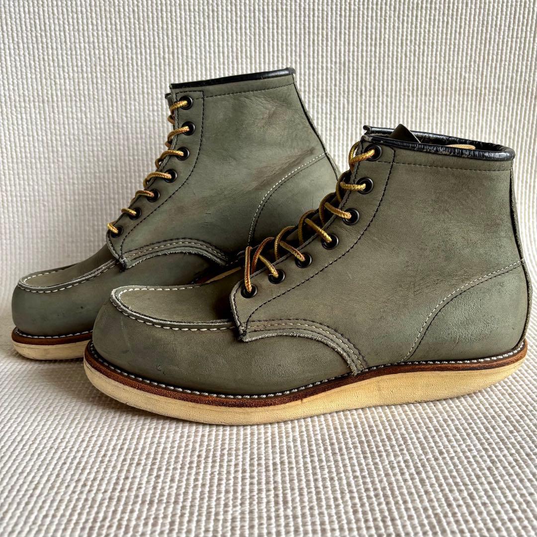 【希少限定】レッドウィング 2883 モスグリーン ヌバック 2000年製 8D
