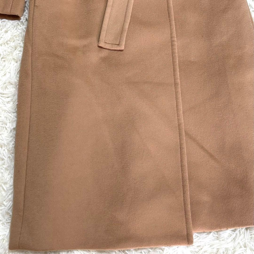 【美品】ユマエストネーション ベルテットコート　イタリア製生地 大きいサイズ