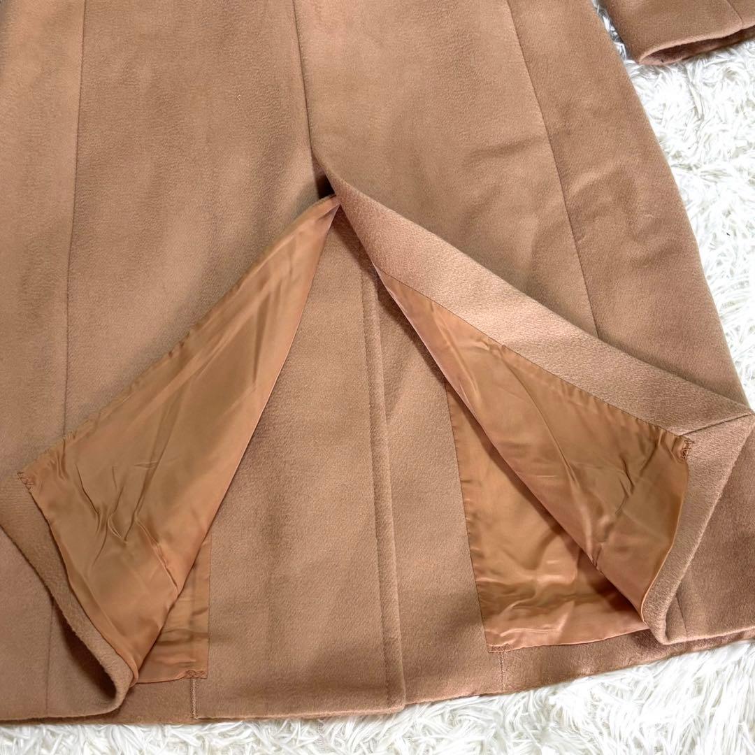 【美品】ユマエストネーション ベルテットコート　イタリア製生地 大きいサイズ