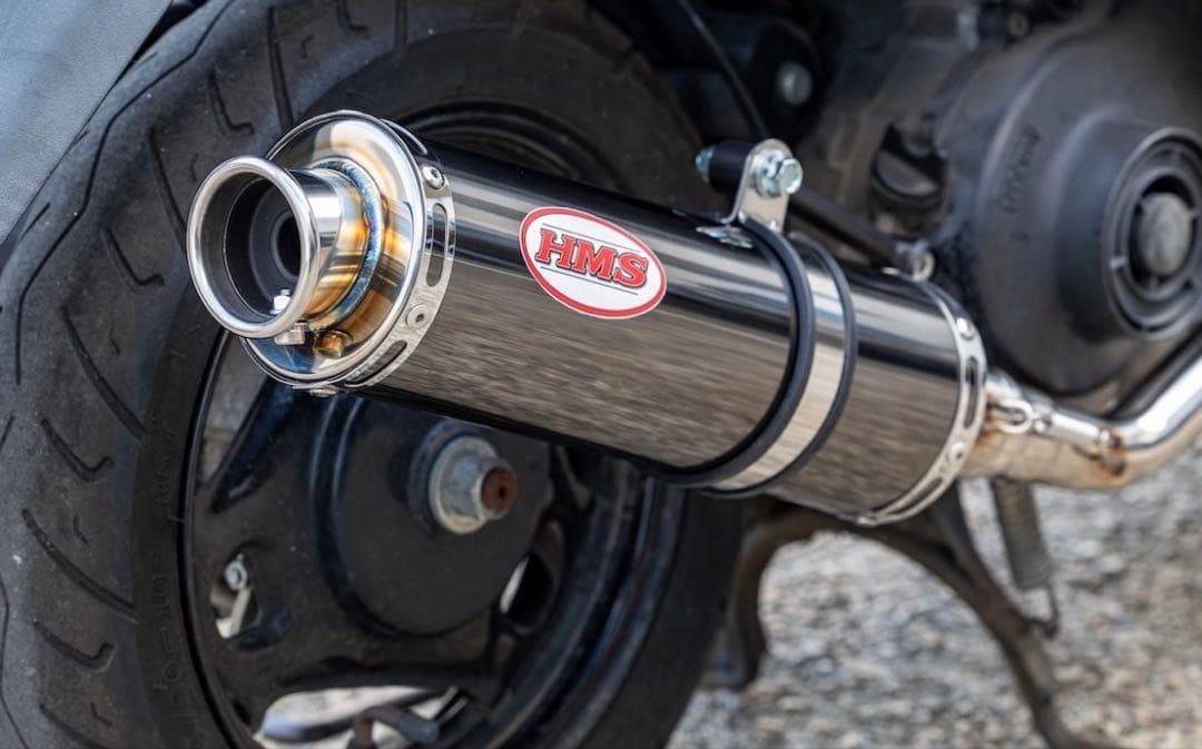 新製品 アドレスV50 (CA4BA ) HMS製 B2Xマフラー ブラック