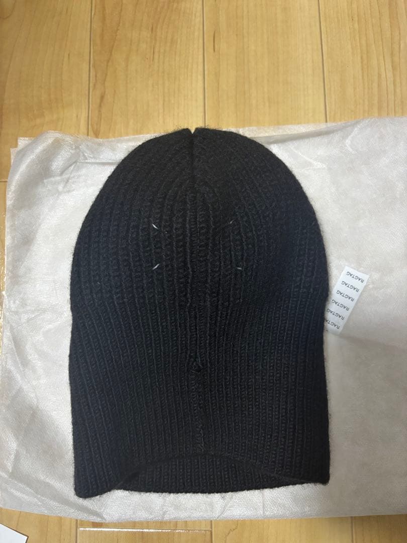 Maison Margiela ニット帽 ビーニー Mサイズ ブラック