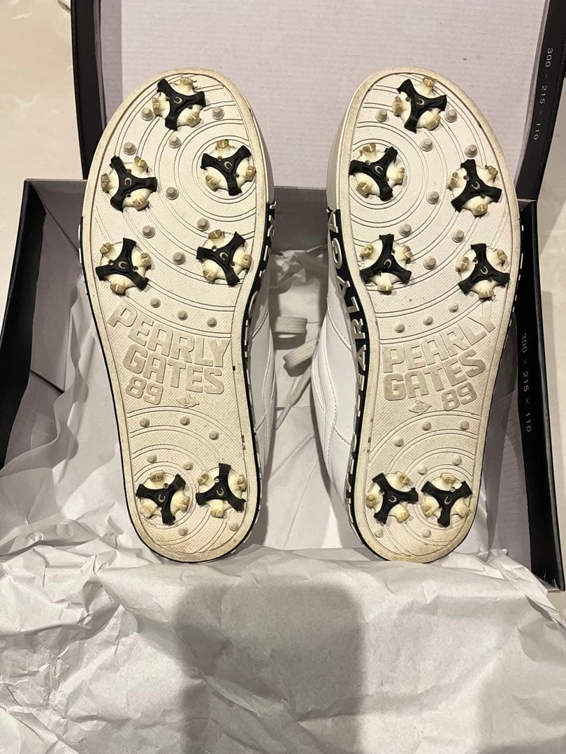PEARLY GATES ホワイトスニーカー 23.5cm