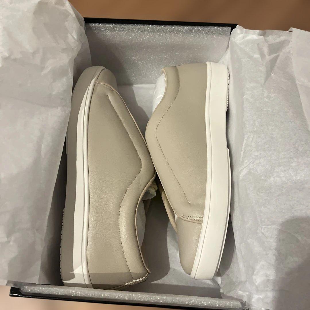 LANVIN コレクションベージュ スリッポンスニーカー