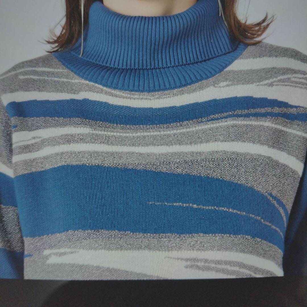 BOUTIQUE JUNKO グリッターニット ジャガードチュニック ＬＬサイズ