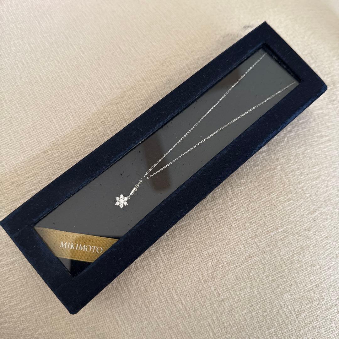 MIKIMOTO シルバー925 花モチーフネックレス