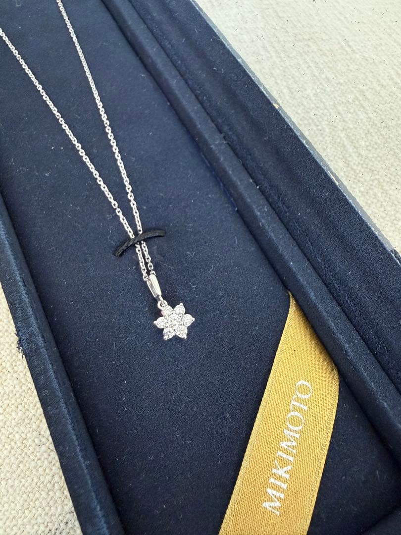 MIKIMOTO シルバー925 花モチーフネックレス