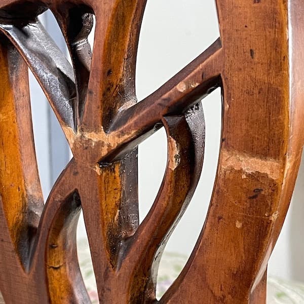 フランスアンティーク　ダイニングチェア　飾り椅子　ドレッサーチェア