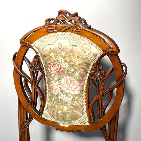 フランスアンティーク　ダイニングチェア　飾り椅子　ドレッサーチェア