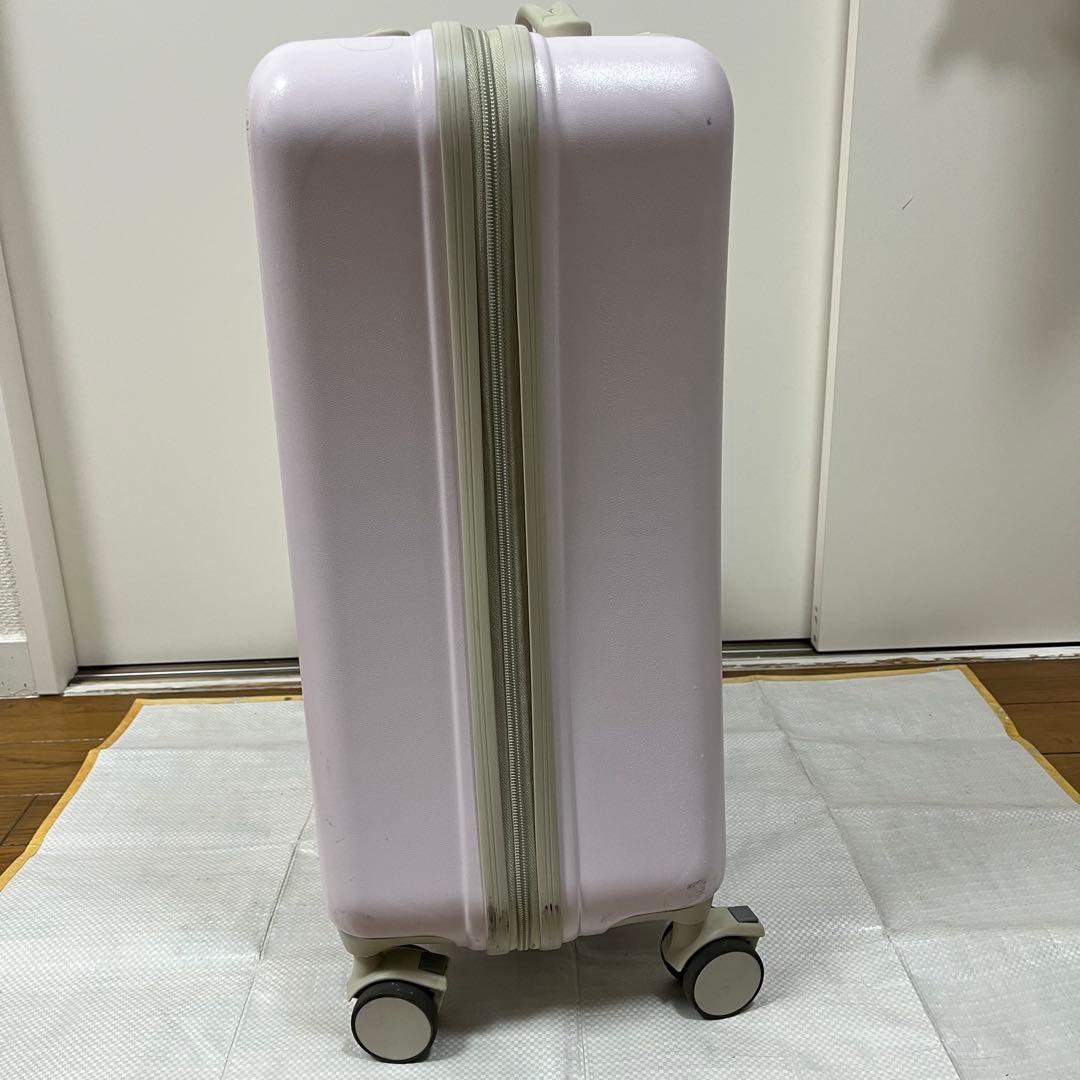 NORICCO ノリッコ 子どもが乗れる キャリーケースM 　パステルピンク