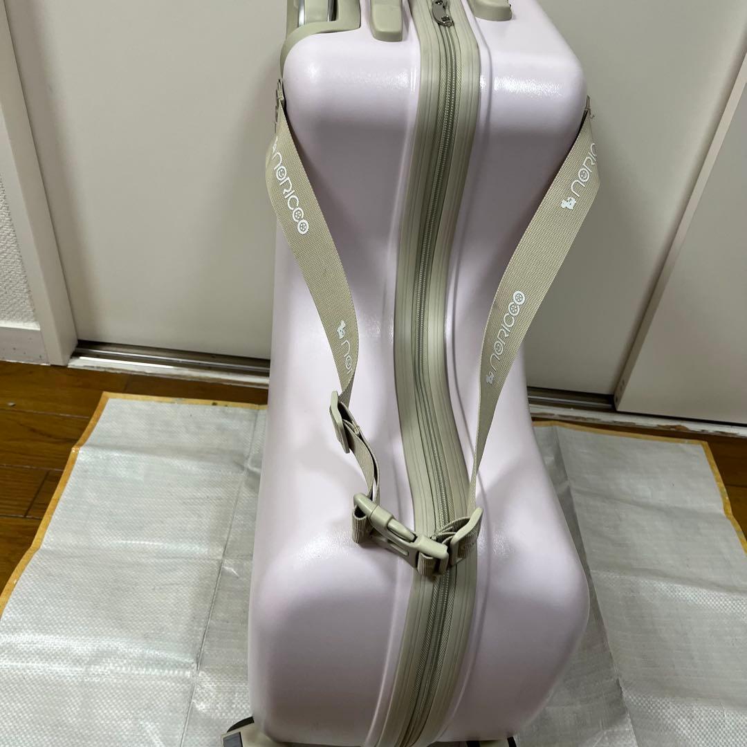 NORICCO ノリッコ 子どもが乗れる キャリーケースM 　パステルピンク