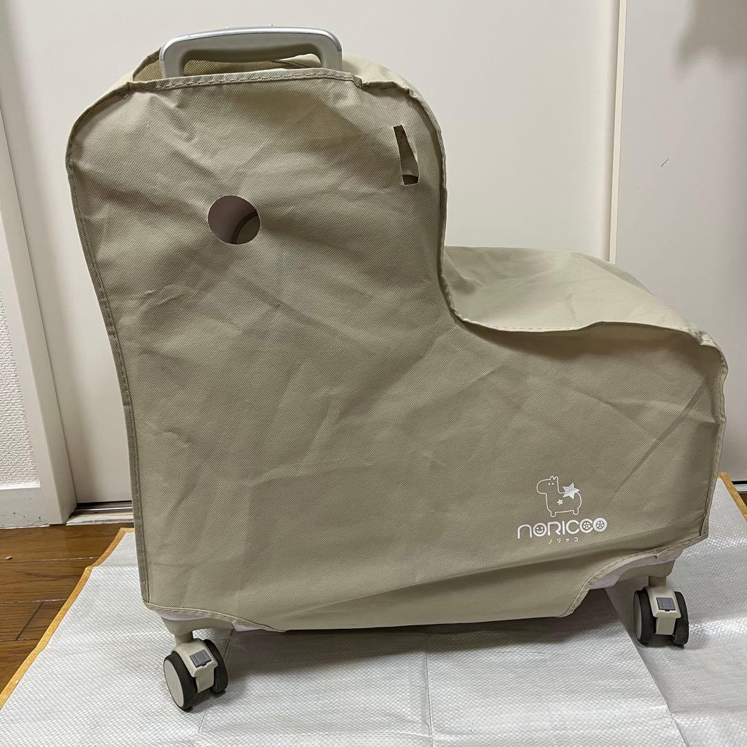 NORICCO ノリッコ 子どもが乗れる キャリーケースM 　パステルピンク