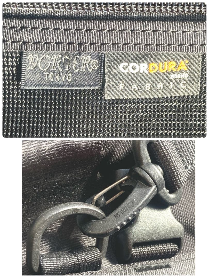 ポーター　3way BOOTH PACK　ブラック　美品　コーデュラ生地