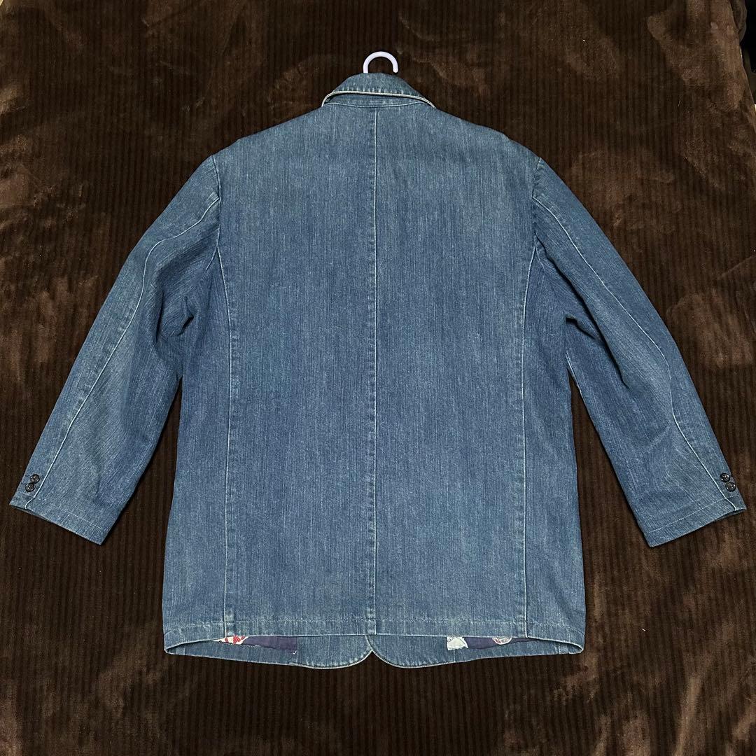 デニムブルー ロングジャケット