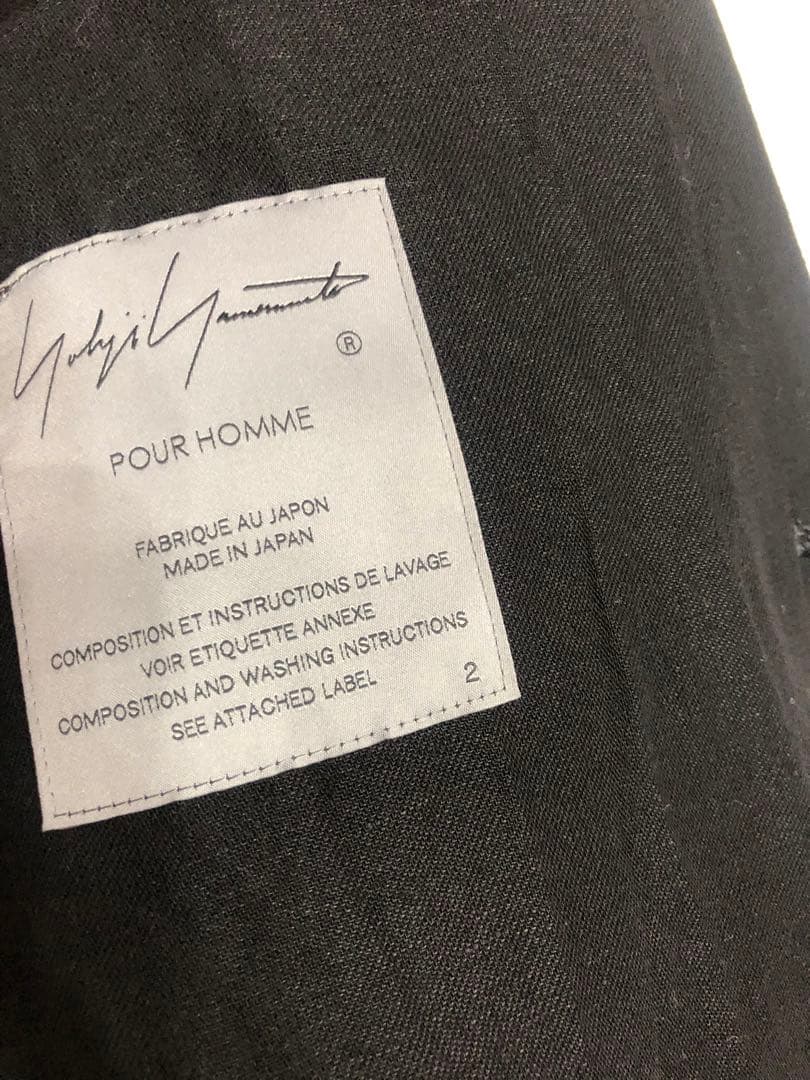 (上下販売)＊当時受注生産のみ＊世界3着Yohjiyamamoto 22ss