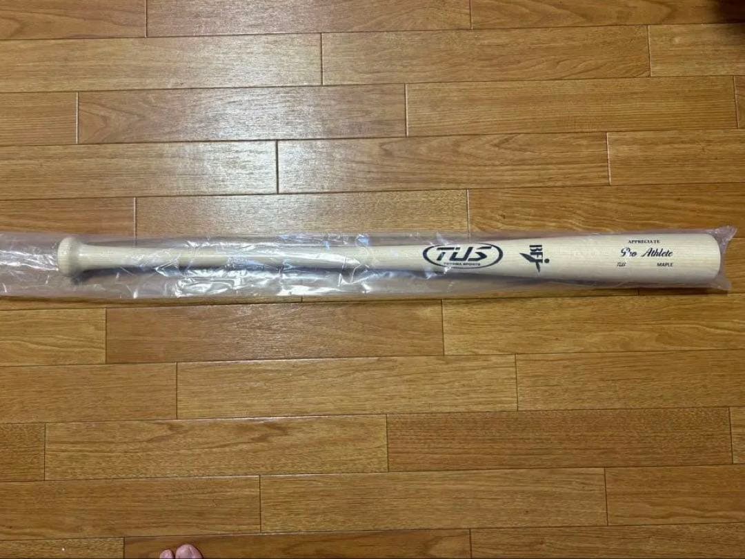 【美品】TUS 富山運動具製作所　硬式木製　オーダーバット　BFJ
