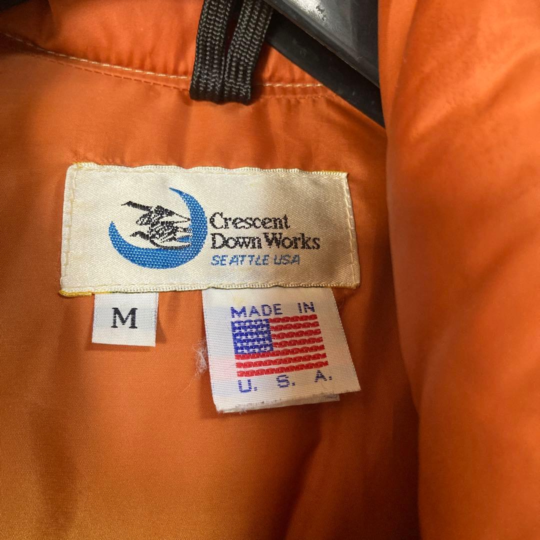 USA製　クレセントダウンワークスダウンベスト