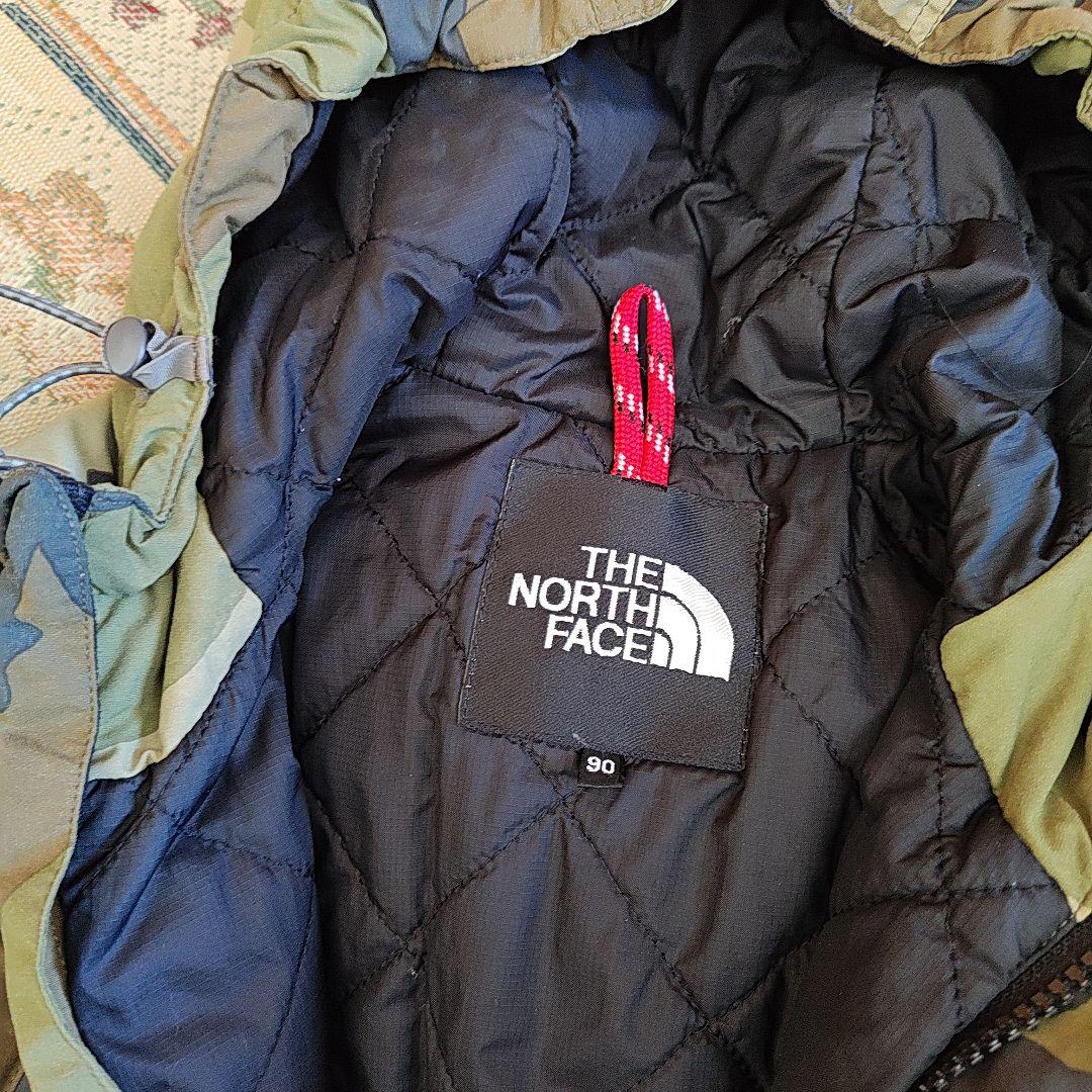 ノースフェイス　90　ジャンプスーツ　スノーウェア　迷彩　キッズ