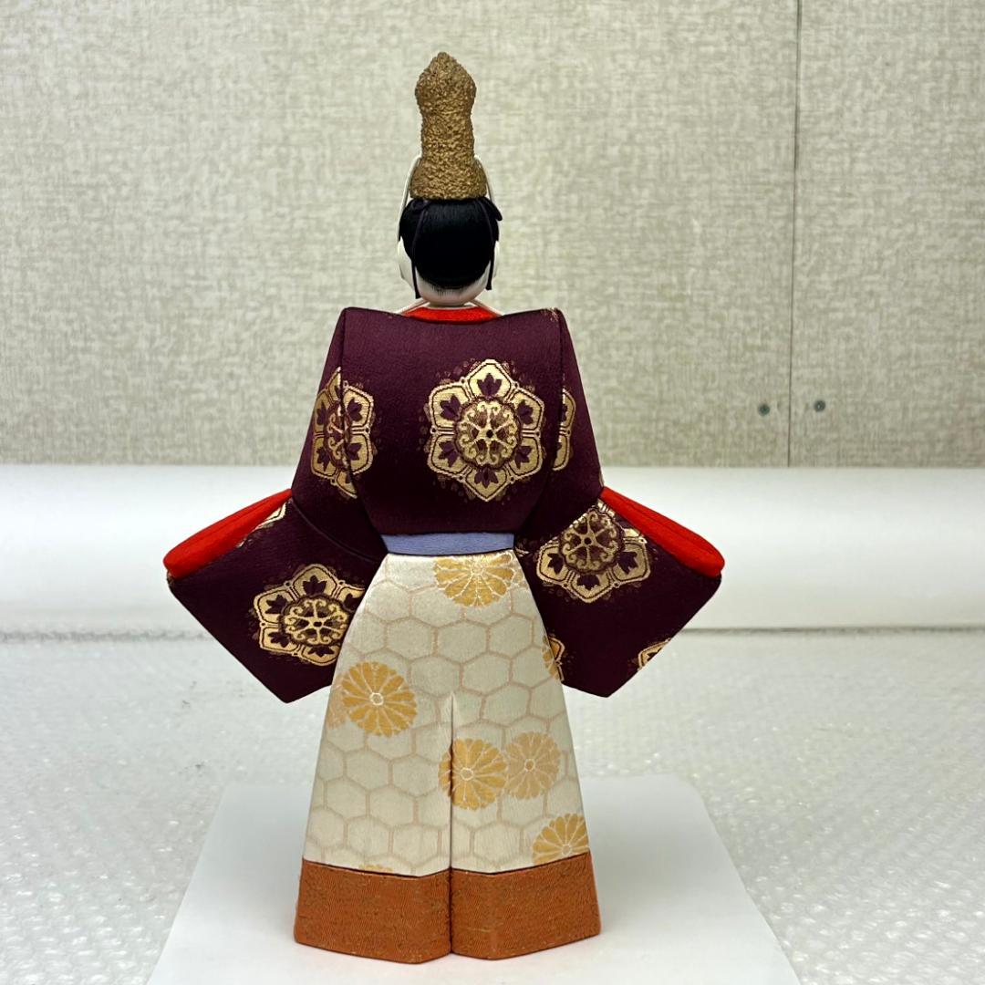 東玉　鈴木賢一作　江戸木目込雛人形　親王飾り　寿々喜雛　男雛と女雛の立ち雛　立雛