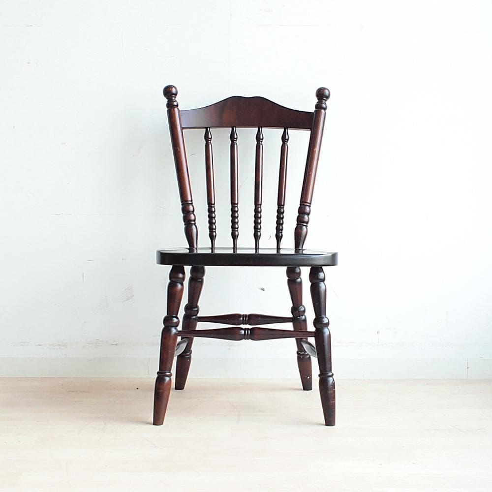 北海道民芸家具 樺材 ダイニングチェア 無垢材 和モダン 古民家 ZR23372