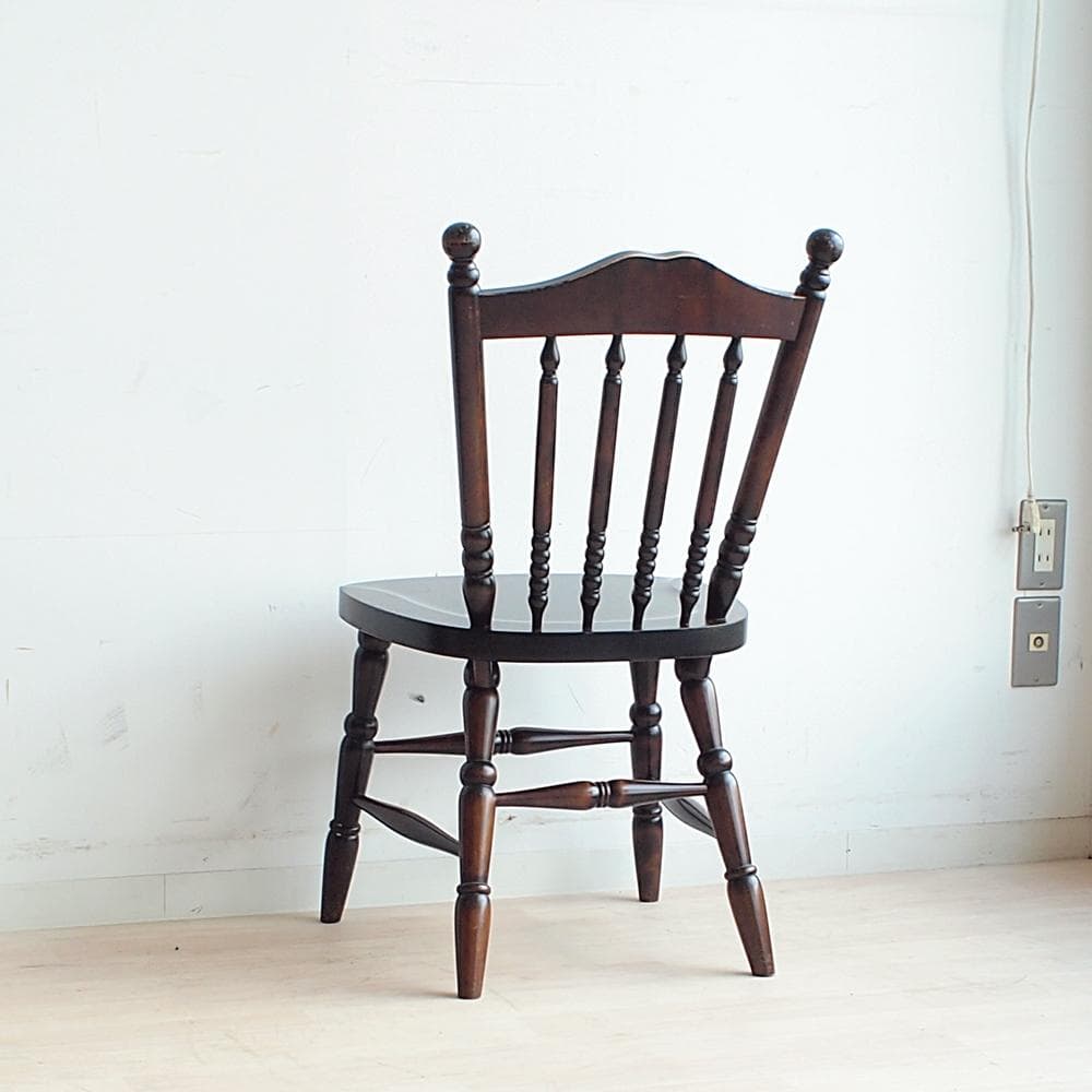 北海道民芸家具 樺材 ダイニングチェア 無垢材 和モダン 古民家 ZR23372