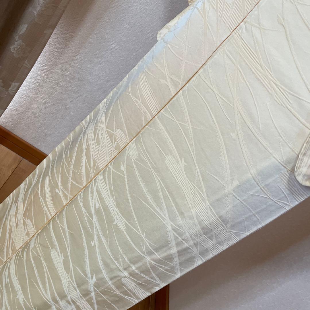 りんご　伊と幸謹製　優しい卵色の色無地