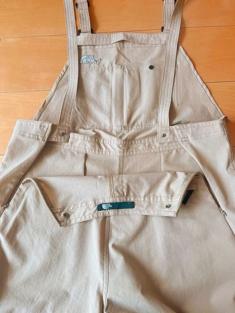ノースフェイス　　ビーフリーオーバーオール　Ｌ美品　夏