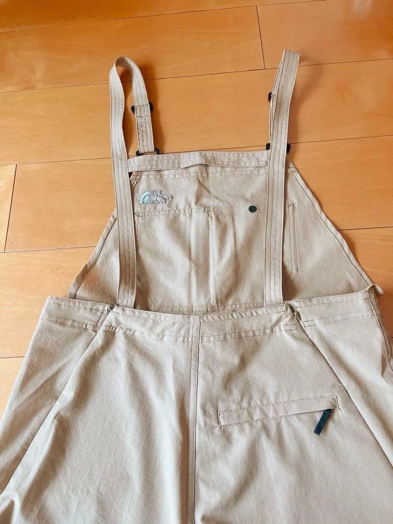 ノースフェイス　　ビーフリーオーバーオール　Ｌ美品　夏