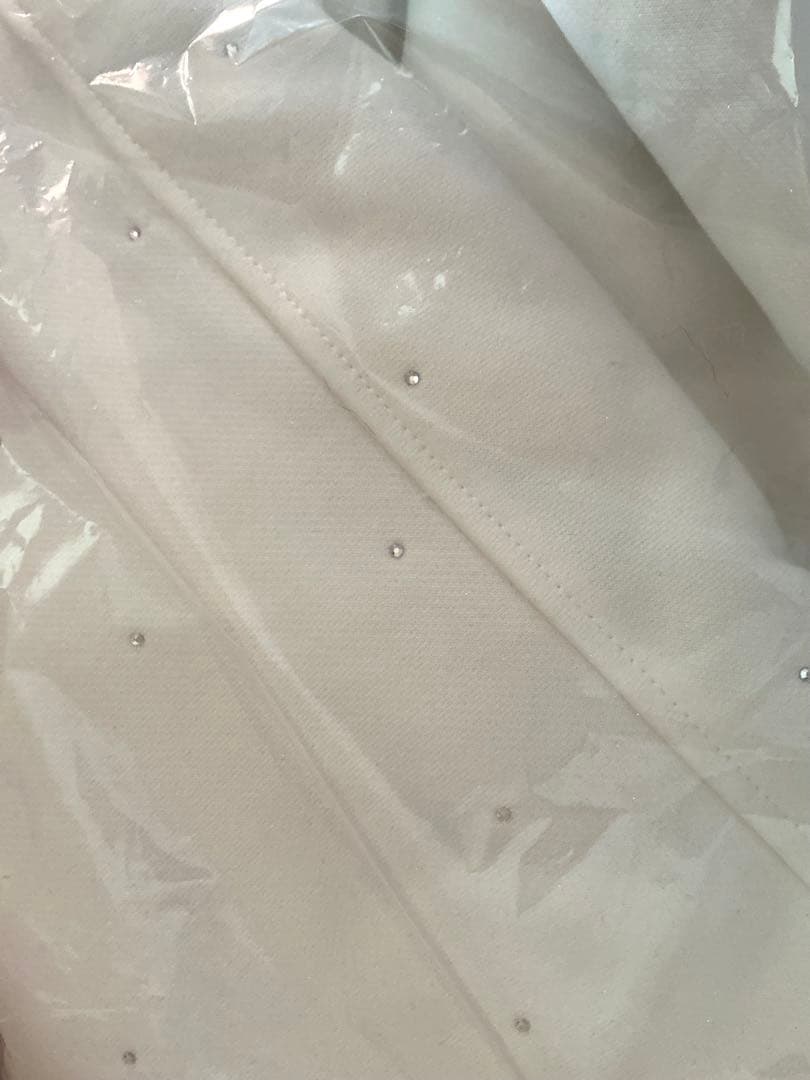 ジャケット・アウター andwang Kirakira 2way fur zip up white