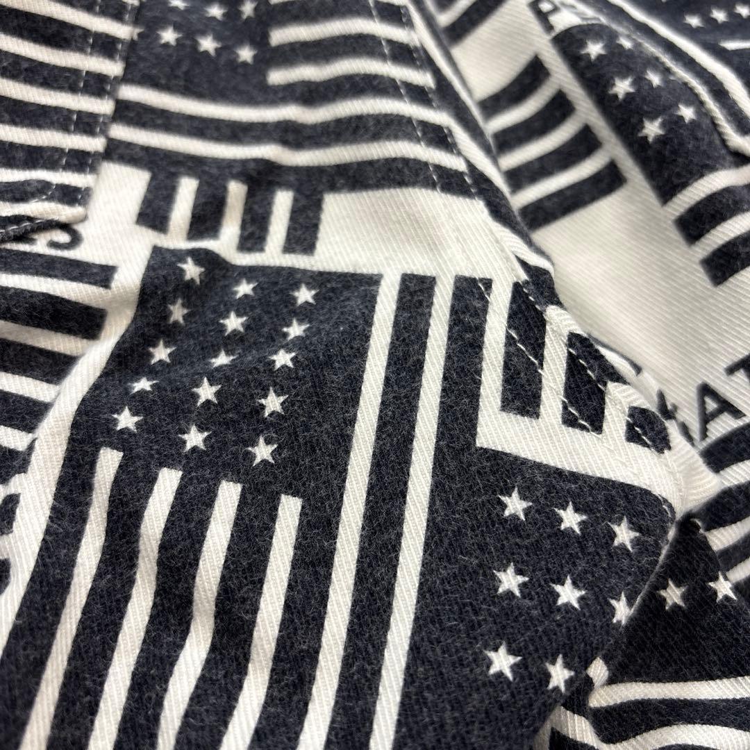 パーリーゲイツ　ロングパンツ　1/M 星条旗　総柄　オールシーズン