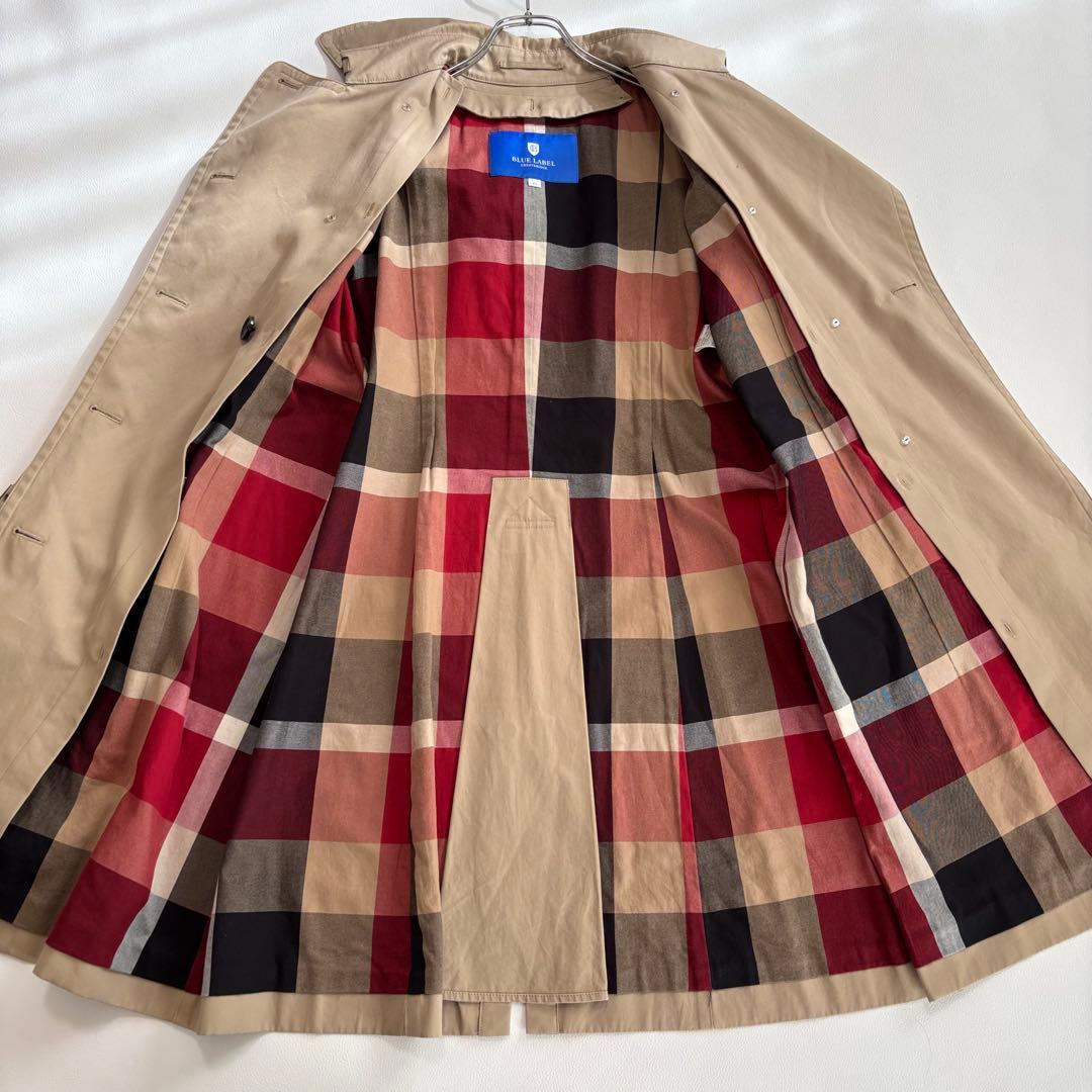 ブルーレーベルクレストブリッジ XLサイズ トレンチコート ライナー チェック