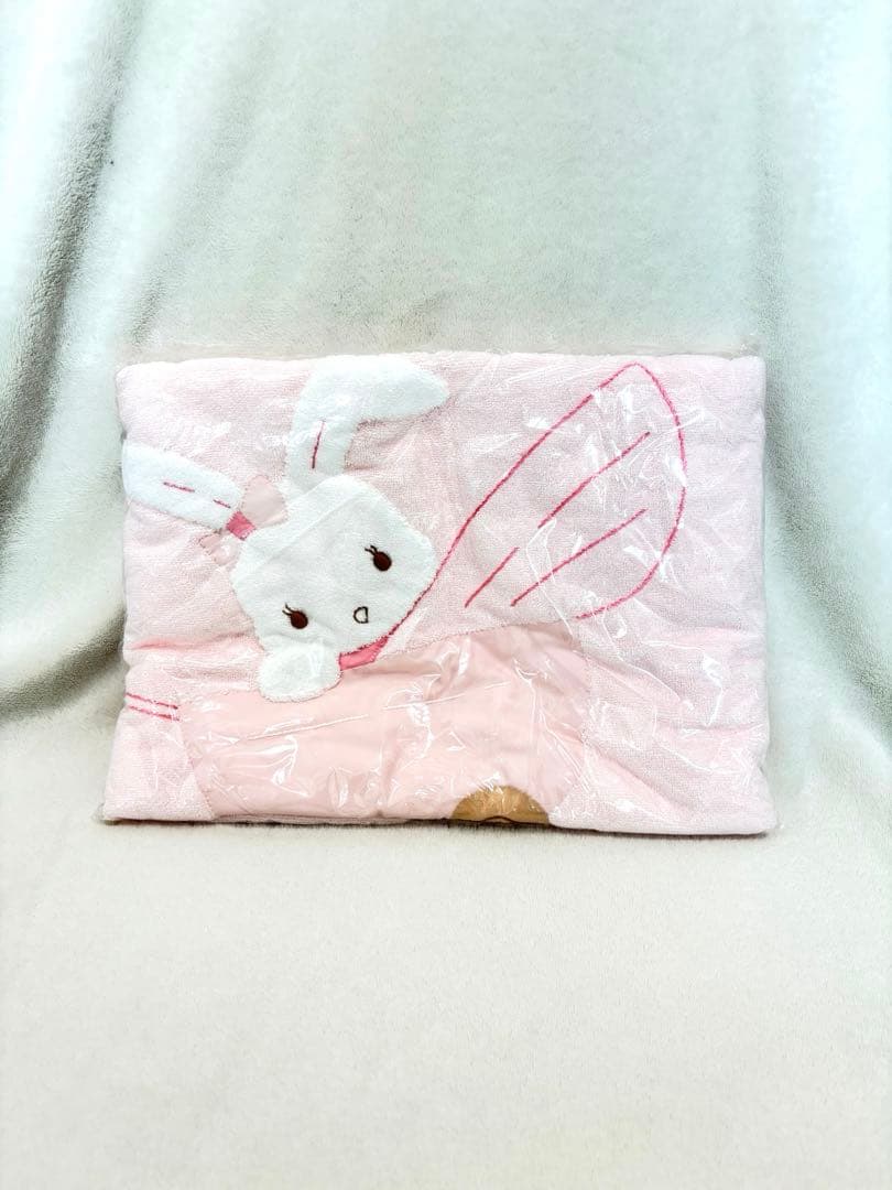 新品未使用 familiar うさぎ ひよこ タオルケット ピンク