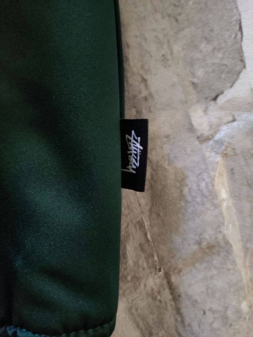【美品】【Lサイズ】【ステューシー】【MA-1】【グリーン】【STUSSY】緑