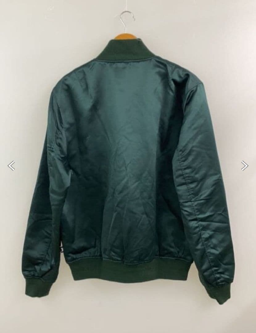 【美品】【Lサイズ】【ステューシー】【MA-1】【グリーン】【STUSSY】緑