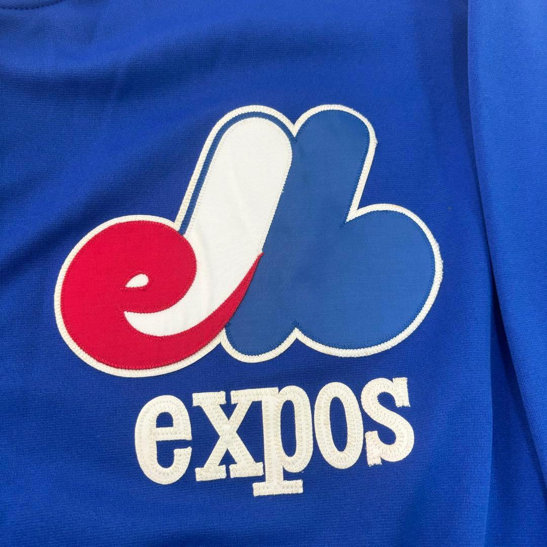 激レア特大サイズ✨ 美品 MLB エクスポズ ワッペン スタジャン ジャージ