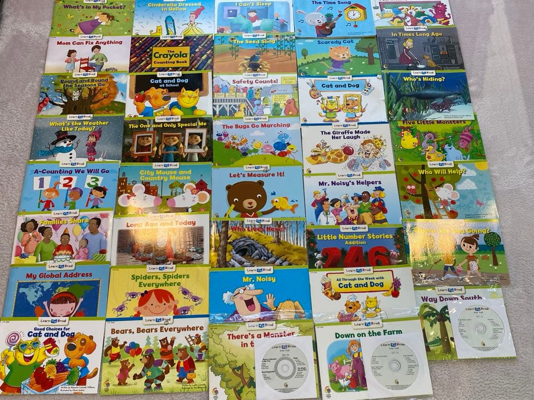 Learn To Read レベル2 ⚫︎４８冊&CD CTP絵本