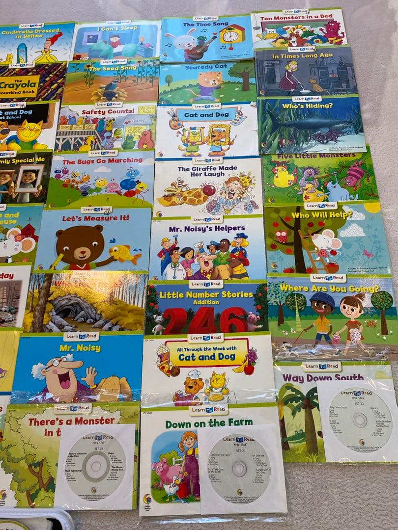 Learn To Read レベル2 ⚫︎４８冊&CD CTP絵本